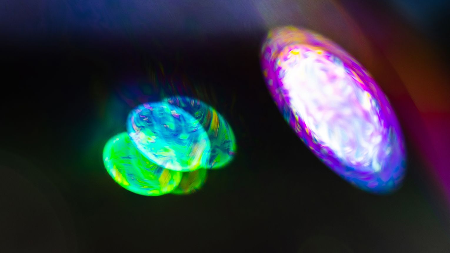 Dish soap and water bubble